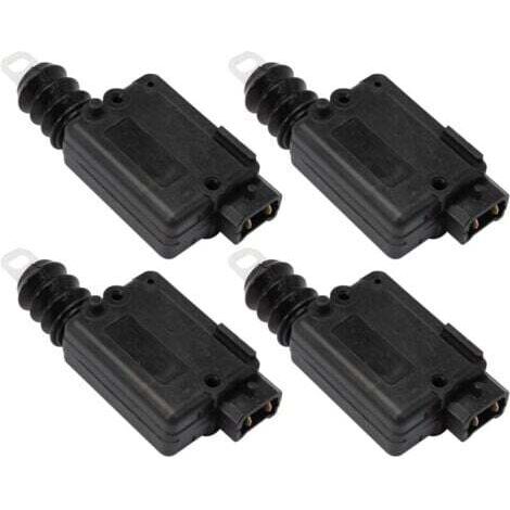 4 × Moteur Centralisation de Porte ou Coffre pour Clio 2 Duster Logan Sandero, Actionneur de Verrouillage Central pour Megane Scénic Trafic Twingo Espace Kangoo Master 2 7701039565 (1/4)