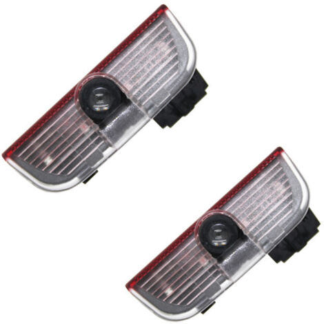 2 pièces Led porte bienvenue voyant d'avertissement projecteur Laser fantôme ombre Logo lumière pour Skoda Superb 2009 2010 2011 2012 2013 2014 2015 (1/5)