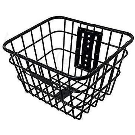 Panier avant en métal avec jeu de vis et de joints pour scooter, taille : 27,5 x 23 x 18 cm. (1/5)