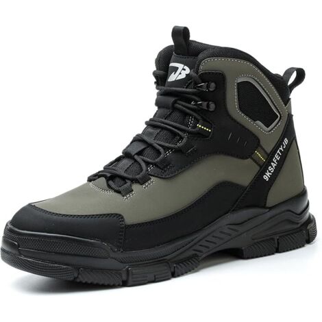 Chaussures de sécurité S3, pointure 37, légères et respirantes, anti-perforation, semelle antidérapante (noires) (1/5)