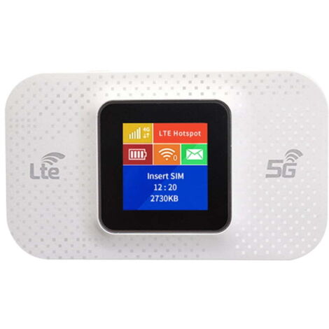 Crea – Point d'accès Internet portable 150 Mbps – Routeur 4G LTE sans fil – Partage jusqu'à 10 utilisateurs – Autonomie 50h en veille (1/5)