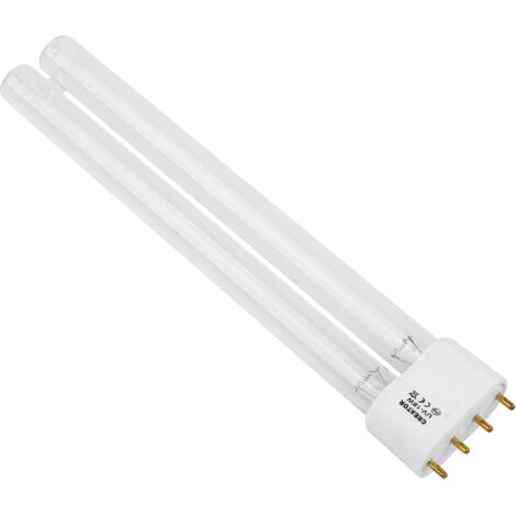 Crea – Tube de lampe UVC 18 W G23 – Longueur 217 mm – Durée de vie 8000 heures – Pour clarificateurs et filtres UVC
