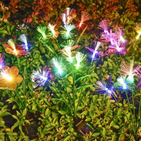 Lampes solaires de jardin, lot de 2, tubes en acier inoxydable, double couche, étoiles et lune, avec LED, étanches IP65, idéales pour pelouses, trottoirs, terrasses, balcons et décorations paysagères. (1/4)