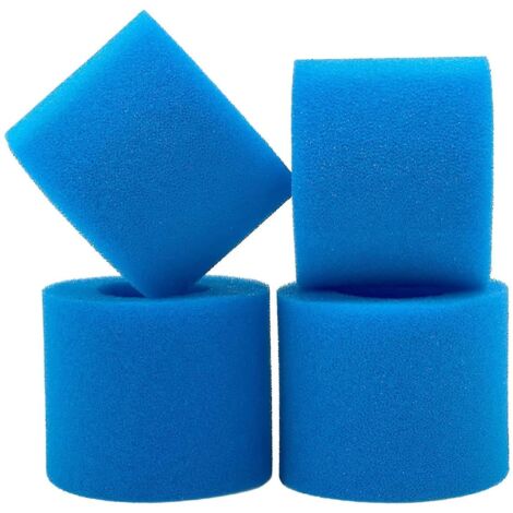 Crea – Cartouche de filtre de piscine – 4 x filtre éponge lavable – Compatible Saluspa 90352E et Lay-z Spa – Matériau éponge durable (1/5)