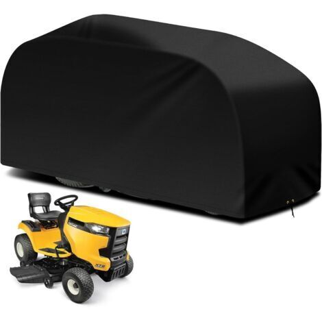 Csparkv – Housse de protection pour tondeuse à gazon 183 x 137 x 117 cm – Imperméable en tissu Oxford 420D – Cordon de serrage réglable, anti-UV (1/5)
