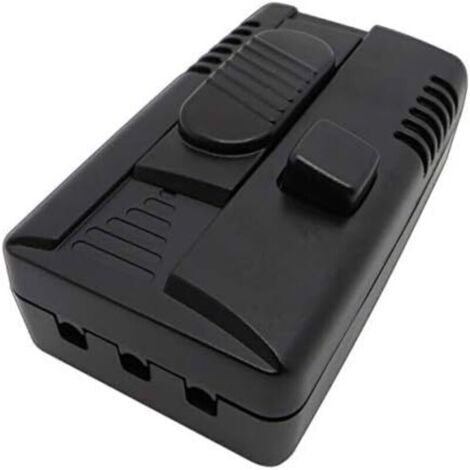 103x60x32mm 2pc Variateur à pied LED, avec 2 sorties : variateur et interrupteur, à intensité variable en continu, pour lampes LED réglables, à cordon intermédiaire, à LED silencieux (1/4)