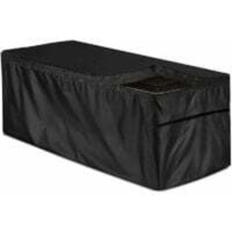 Housse de protection pour coffre de rangement 130 x 60 x 71 cm, housse imperméable pour coffre de rangement de jardin, housse de protection pour banc de coffre de rangement (1/5)