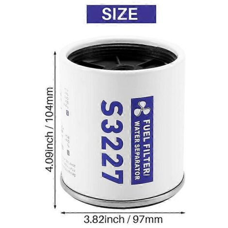 Élément de filtre à carburant marin hors-bord S3227 élément de filtre séparateur huile-eau (1/5)