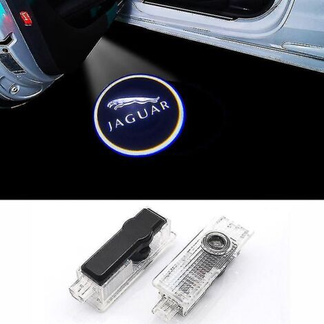 Crea – Lumières de bienvenue LED pour Jaguar XE/XEL/XFL/F-TYPE – Projecteur laser 12V – Installation facile sans perçage – Durée de vie 50 000h (1/2)