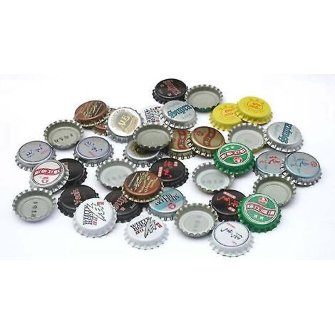 Crown Caps Or X100, Bouchons de Bouteille de Bière Bouchons de Couronne Bouchons de Bouteille de Cocktail Rio Caps (1/5)