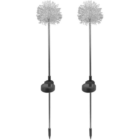 Lot de 4 lampes solaires d'extérieur à LED pour pelouse, allée, sol, jardin, paysage (1/4)