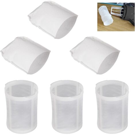 3 Pièces Pré-Filtre pour Aspirateur Makita CL100, CL106, CL180, Lavable, Sacs de Rechange (1/4)