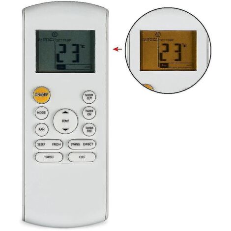 – Télécommande de climatiseur sans fil – Compatible Beko et Midea – Fréquence 433 MHz – Contrôle infrarouge pour modèles Rg57k7(b), bgef, rg57a1(b), rg57b(b), bge (1/5)