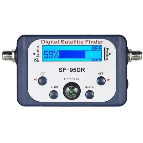 Digital For Tester Meter Tv Signal Receiver Sat Finder With Compass And Lcd Display Fta Dvb S2 (1/5)