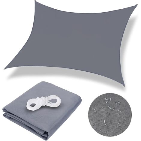 Voile d'Ombrage Rectangulaire, Voile d'Ombrage 2 X 2m Etanche (1/5)