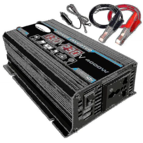 4000w 12v 220v/110vled Ac voiture onduleur convertisseur chargeur adaptateur inverseur double Usb transformateur (1/5)