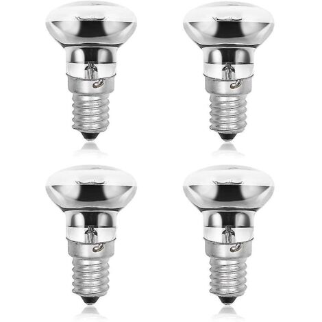 30w E14 R39 Lava Lamp Reflector Lamp, Dimmable E14 Base R39 Heat Lamp, Ac220-240v4 Pack (1/4)