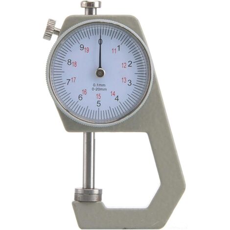Jauge d'épaisseur numérique (taille : 0-20 mm), feuille de cuir, jauge d'épaisseur précise en métal pour papier, cuir, feuille métallique (1/5)