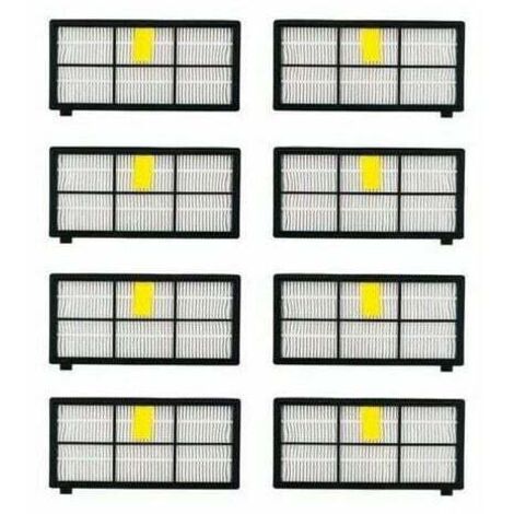 8 iRobot Roomba 980 880 870 800 Filtre HEPA Filtres de remplacement [8PCS] Kit de filtre pour aspirateur (1/5)