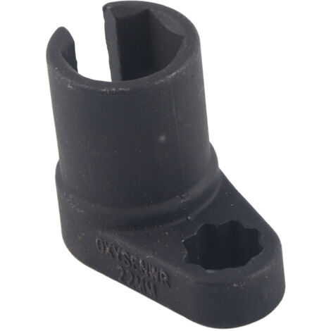 Clé à douille pour capteur d'oxygène à 6 pans décalés en acier Cr Mo, outils de retrait de manchons (1/5)