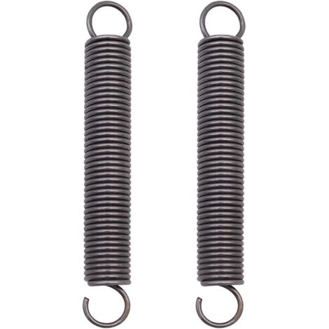 Jusch – Ressorts à double crochet en acier inoxydable – Lot de 2 pièces – 2x18x150mm – Résistance à la rouille et à la corrosion