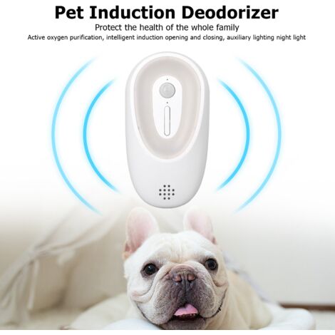éliminateur d'odeurs d'animaux à Induction intelligent, purificateur de litière pour chats, désodorisant, purificateur d'air de toilette avec veilleuse (1/5)