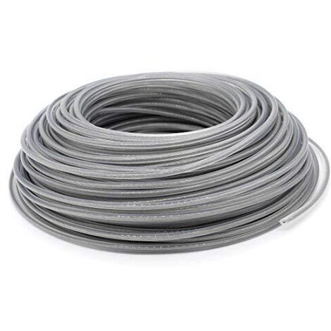 Fil Coupe Bordure Universel, Ligne de Trimmer Strimmer en Acier 3.0 mm, Fil d'acier Débroussailleuse Robuste pour Bosse Tête Tondeuse À Gazon de Jardinage (1/5)