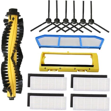 Kit de pièces pour aspirateur Robot ilife A4, brosse principale, filtre, brosses latérales (1/5)
