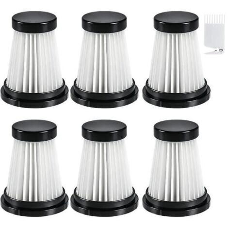 6 Filtres HEPA pour Aspirateur Moosoo K12 - K12 Pro - K13 et Aspirateur à Main Genius Invictus One 1.0-2.0 ACCESSOIRE D’ASPIRATEUR (1/5)