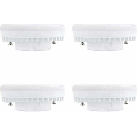 Spot LED GX53 9W Blanc Chaud 3000K, 900LM, AC 230V, Equivalent CFL GX53 15-18W, 120° Ampoule Réflecteur LED GX53 pour Meuble Cuisine/Armoire, non-dimmable, lot de 4 [Classe énergétique A+] (1/5)
