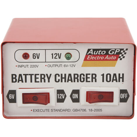 Chargeur de batterie intelligent pour voiture Charge rapide Réparation Machine 6V 12V Réglable Rouge EU Plug 110220V (1/5)