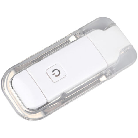 Lampe de lecture pliable à Clip, 3 couleurs de lumière, Protection des yeux, Portable, Rechargeable par USB (1/5)