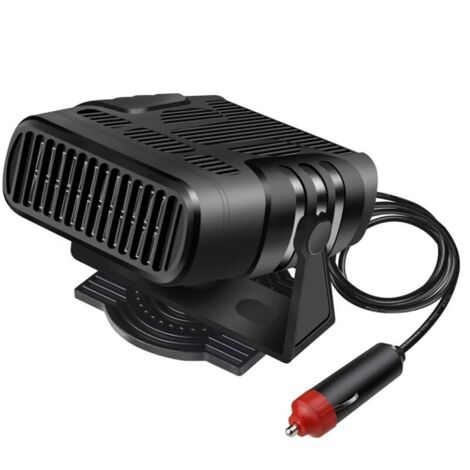Pare-brise Désembueur,Chauffage de voiture 12V 150W avec prise allume-cigare Chauffage, rapide Ventilateur de voiture rotatif (1/5)