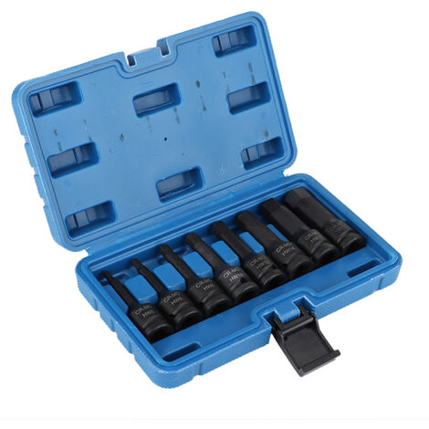 Jeffergarden 8 pièces 1/2" pouces Drive Air Allen clé hexagonale jeu de douilles H5-H19 (1/5)