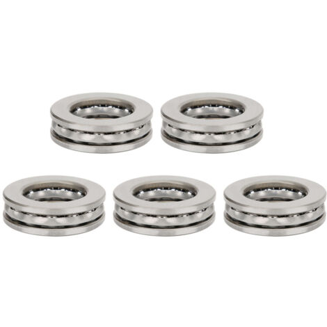 Roulement de butée à billes axiale d'avion 51104, accessoire de matériel industriel pratique de haute précision, 5 pièces (1/5)