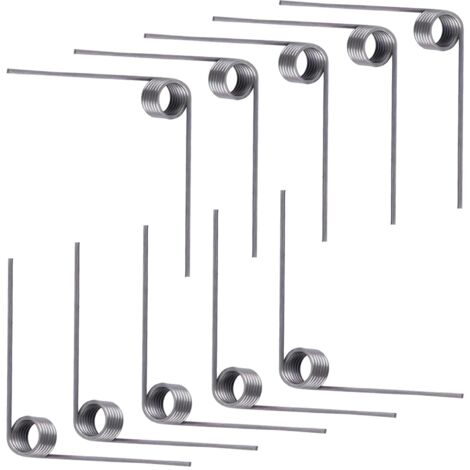 10 Pièces Ressort de Torsion, Ressort de Rappel, Diamètre du Fil 0,7mm, Diamètre Extérieur 5mm, 6 Tours, Angle 90°, Pour Réparations à Domicile