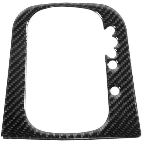Panneau de changement de vitesse en Fiber de carbone, garniture de couverture, décoration intérieure de voiture, Type B