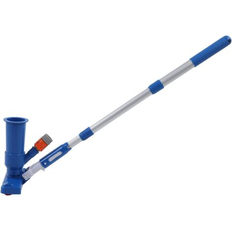 Aspirateur de Piscine Portable à Jet Simple et Facile à Assembler, Aspirateur à Jet de Spa de Piscine avec Tige Télescopique pour Piscines, Spas, Prise UE, Outils de Nettoyage de (1/5)