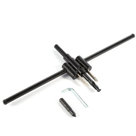 Eosnow 1 ensemble de conception d'avion domestique réglable 40-300mm coupe-menuiserie trou circulaire perage du bois