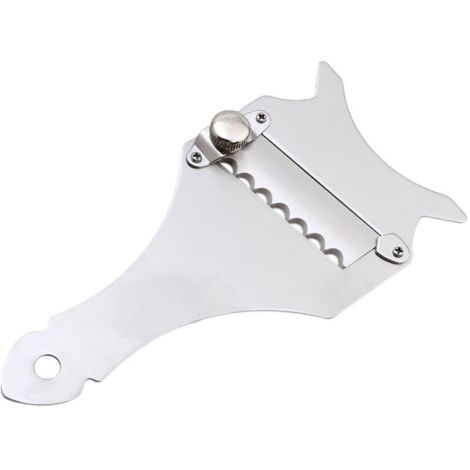 Râpe à Truffe Inox, Trancheuse Pratique Ondulés Lame Rasoir Chocolat Ustensiles, du Fromage, du Chocolat, Acier Inoxydable，1pcs (1/5)