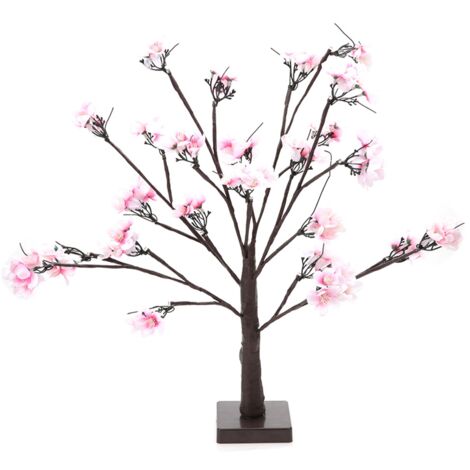 Lampe LED d'intérieur en forme de cerisier, 24 pièces, lumière de décoration de fête à domicile (1/5)