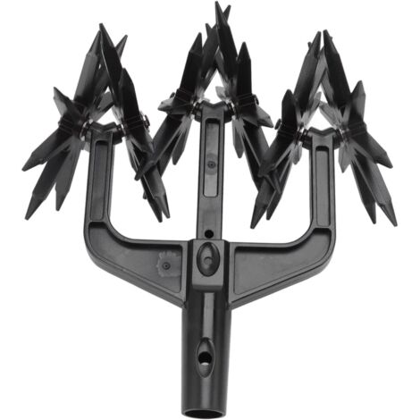 Cultivateur Rotatif de Jardin 2 en 1 Cultivateur de Jardin Rotatif le Réensemencement du Mélange de Sol D'herbe pour Mélanger ou Réensemencer (1/5)