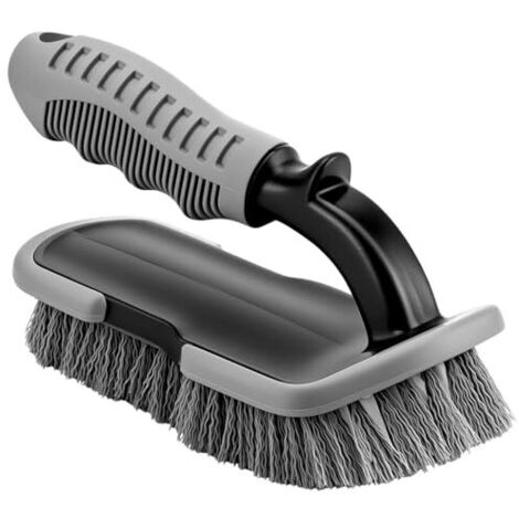 Brosse pour Tapis et Garnitures Auto - Poils rigides, poignée Ergonomique, pour la Maison et Le véhicule (1/5)
