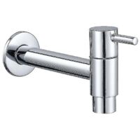 Wall Mounted Brass Faucet For Cold Water, Sink, Mop, Washing Machine Faucets, Garden Taps, Chrome