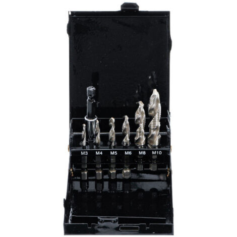 Jeu de mèches et tarauds HSS-G 7 pièces BGS (1/5)