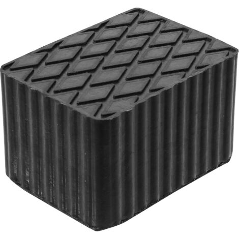 – Tampon en caoutchouc pour pont élévateur 160 x 120 x 100 mm – Accessoire universel pour levage intensif – 7008 (1/5)