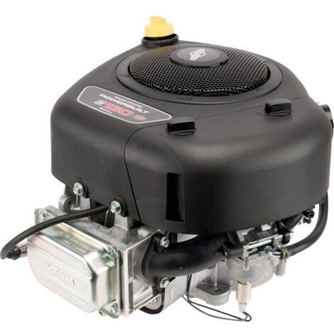 Briggs & Stratton – Moteur thermique 13cv – Mono-cylindre avec démarreur électrique – Axe vertical 25.4mm – Longueur vilebrequin 80mm