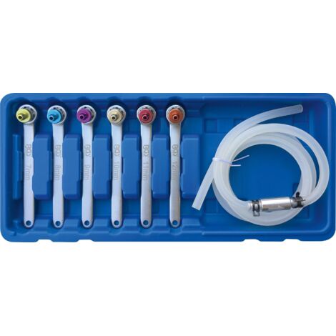 BGS Jeu de clés de dégazage pour freins 7 - 8 - 9 - 10 - 11 - 12 mm 7 pces - 66516 (1/7)