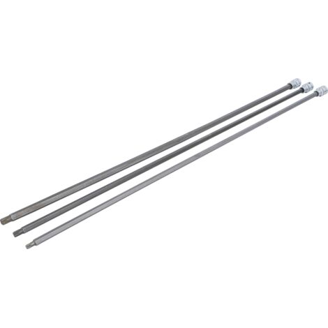 BGS Jeu de douilles à embout Longueur 800 mm Entraînement Carré intérieur 12,5 mm (1/2") Denture intérieure (pour XZN) pour VAG 3pcs - 4224 (1/4)