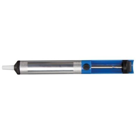 Velleman – Pompe à dessouder puissante – 194 mm – Poignée en aluminium – Pour soudures précises et nettoyage de circuits
